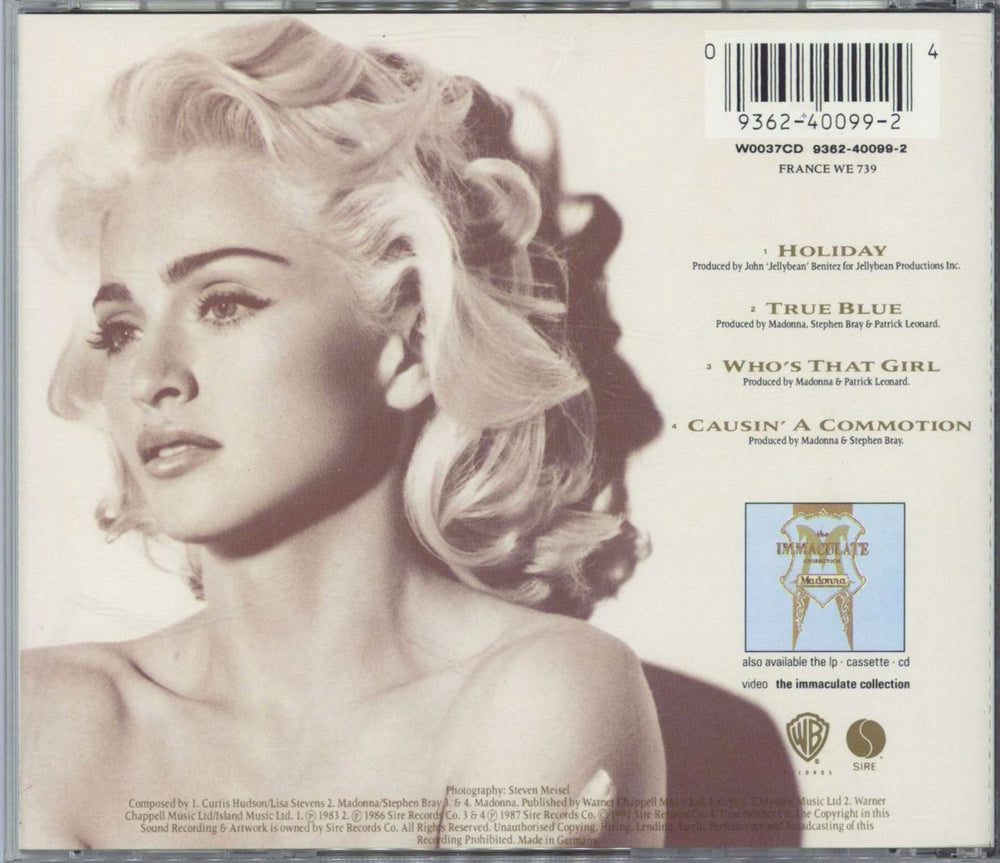 Madonna The Holiday Collection UK CD single (CD5 / 5") 093624009924