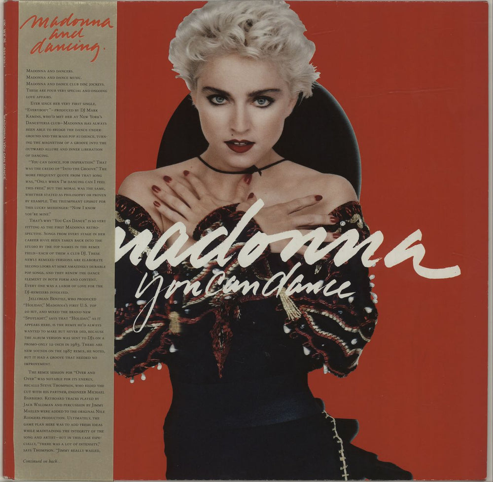 Madonna You Can Dance + Obi UK vinyl LP album (LP record) WX76