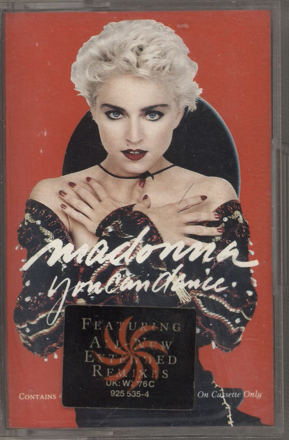 Madonna You Can Dance - Stickered Case German cassette album WX76C