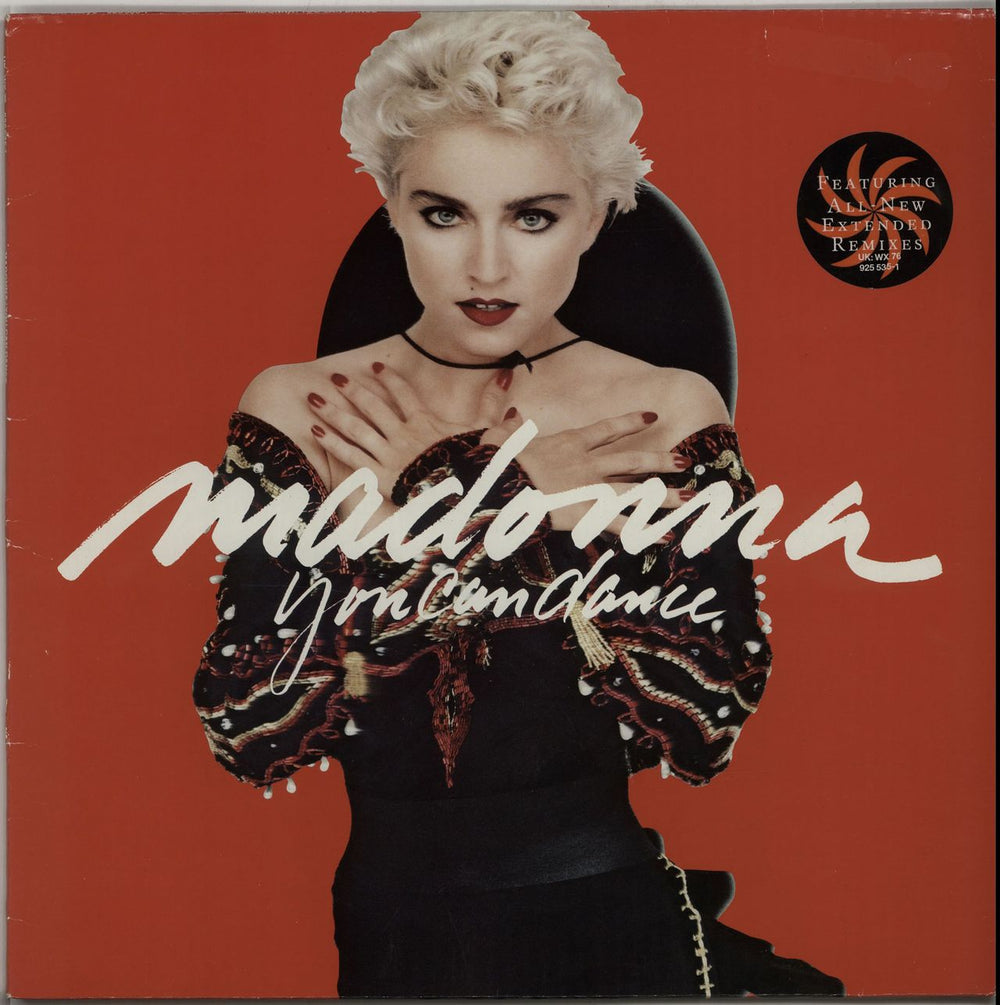 Madonna You Can Dance - Stickered Sleeve UK vinyl LP album (LP record) WX76