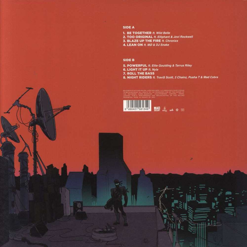 Major Lazer Peace Is the Mission - Pink Vinyl UK vinyl LP album (LP record) 5060421561349