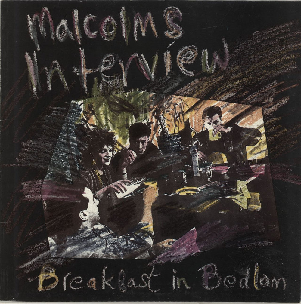 Malcolm's Interview Breakfast In Bedlam UK vinyl LP album (LP record) SPD1006