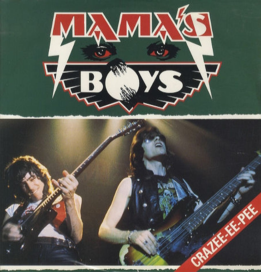 Mama's Boys Crazee-Ee-Pee UK 12" vinyl single (12 inch record / Maxi-single) JIVET71