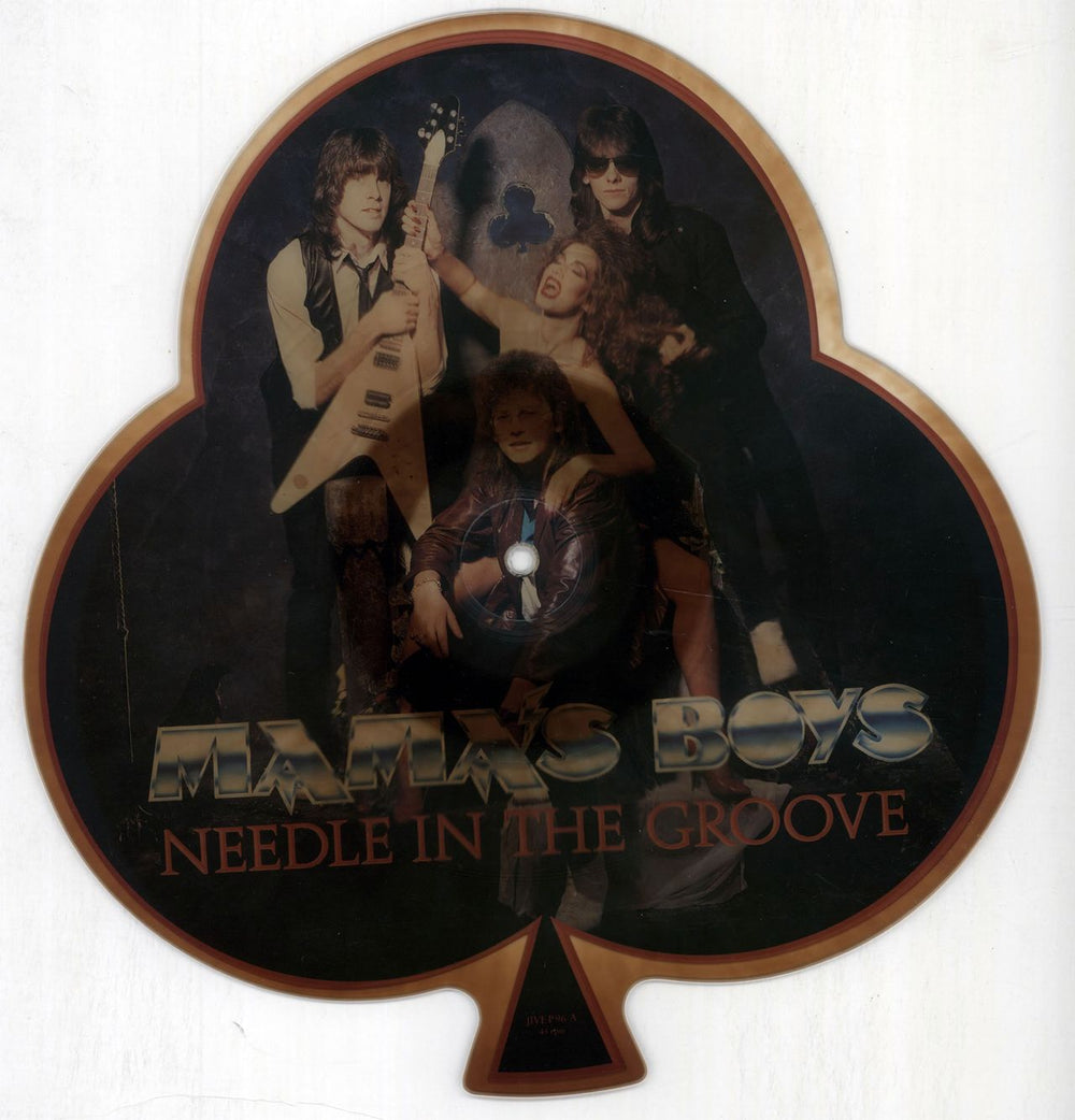 Mama's Boys Needle In The Groove UK shaped picture disc (picture disc vinyl record) JIVEP96
