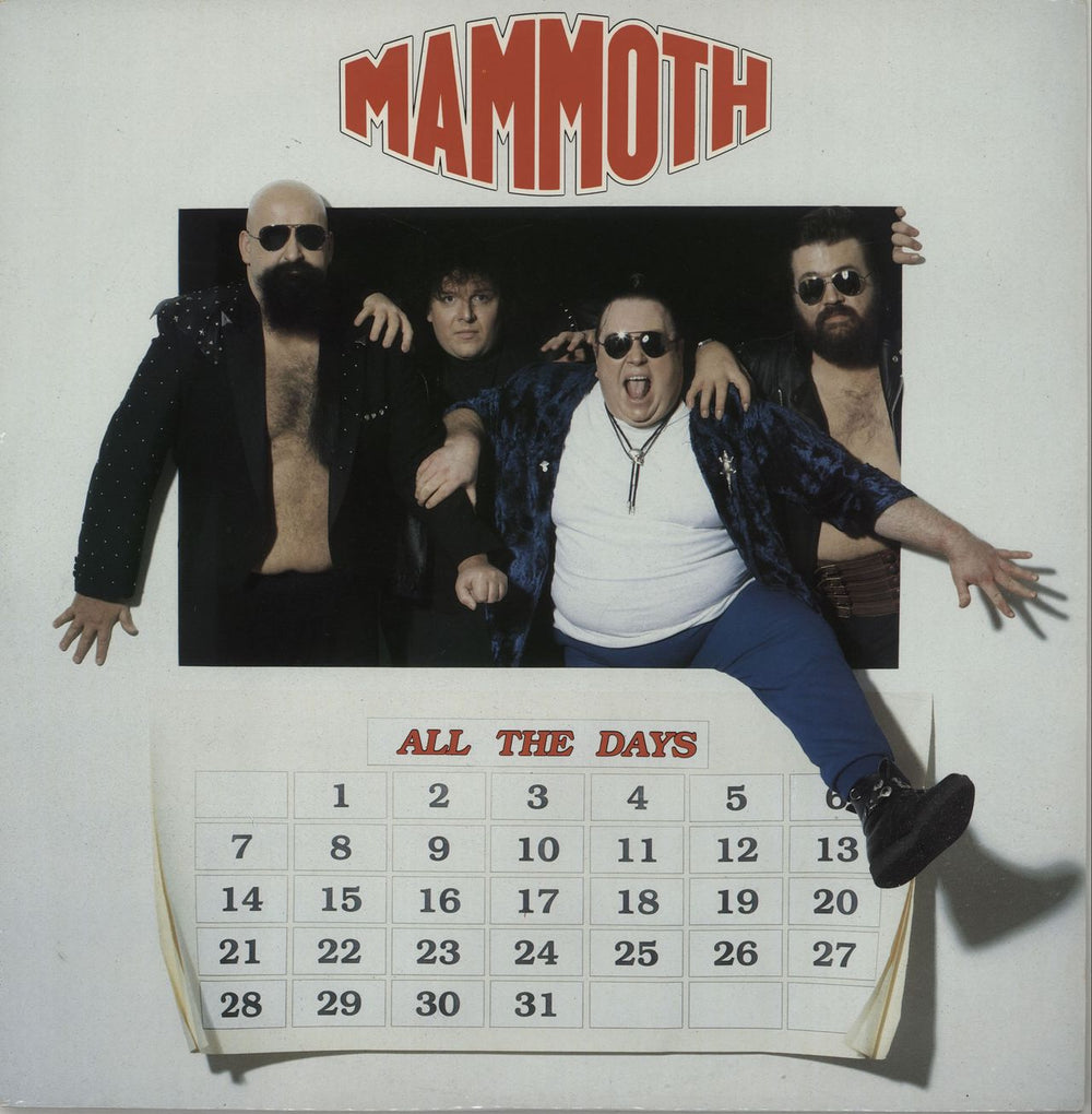 Mammoth All The Days UK 12" vinyl single (12 inch record / Maxi-single) MOTHT2