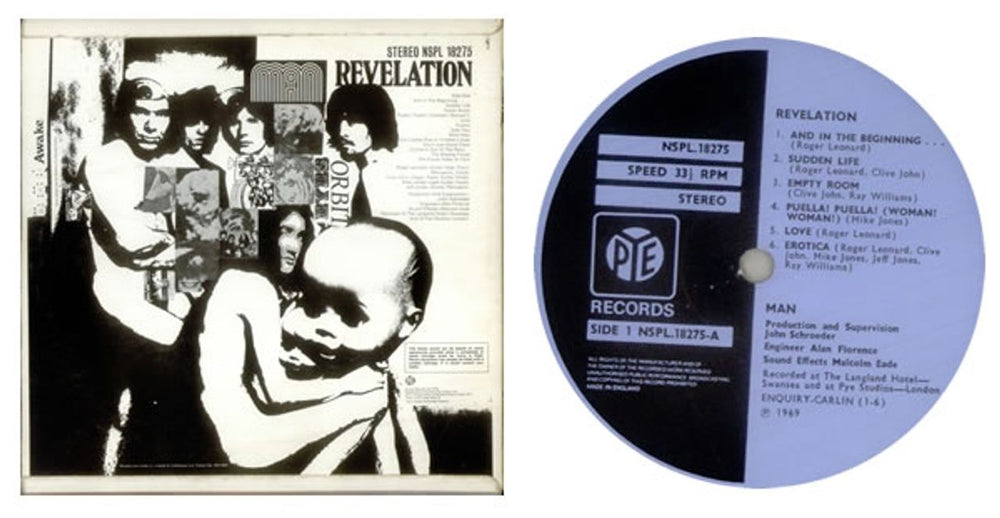 Man Revelation - flipback UK vinyl LP album (LP record) M-NLPRE543891