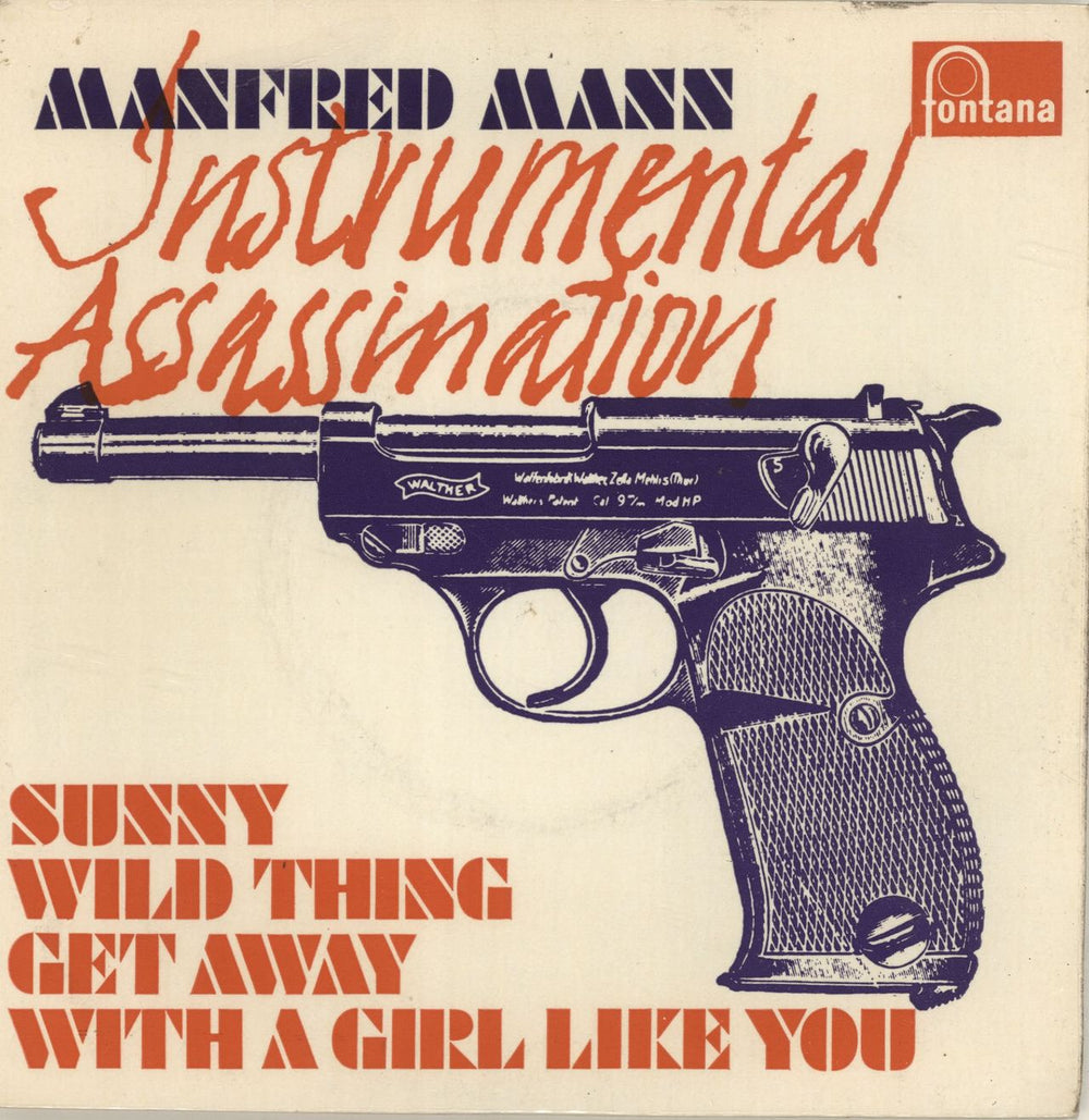 Manfred Mann Instrumental Assassination EP - VG UK 7" vinyl single (7 inch record / 45) TE17483