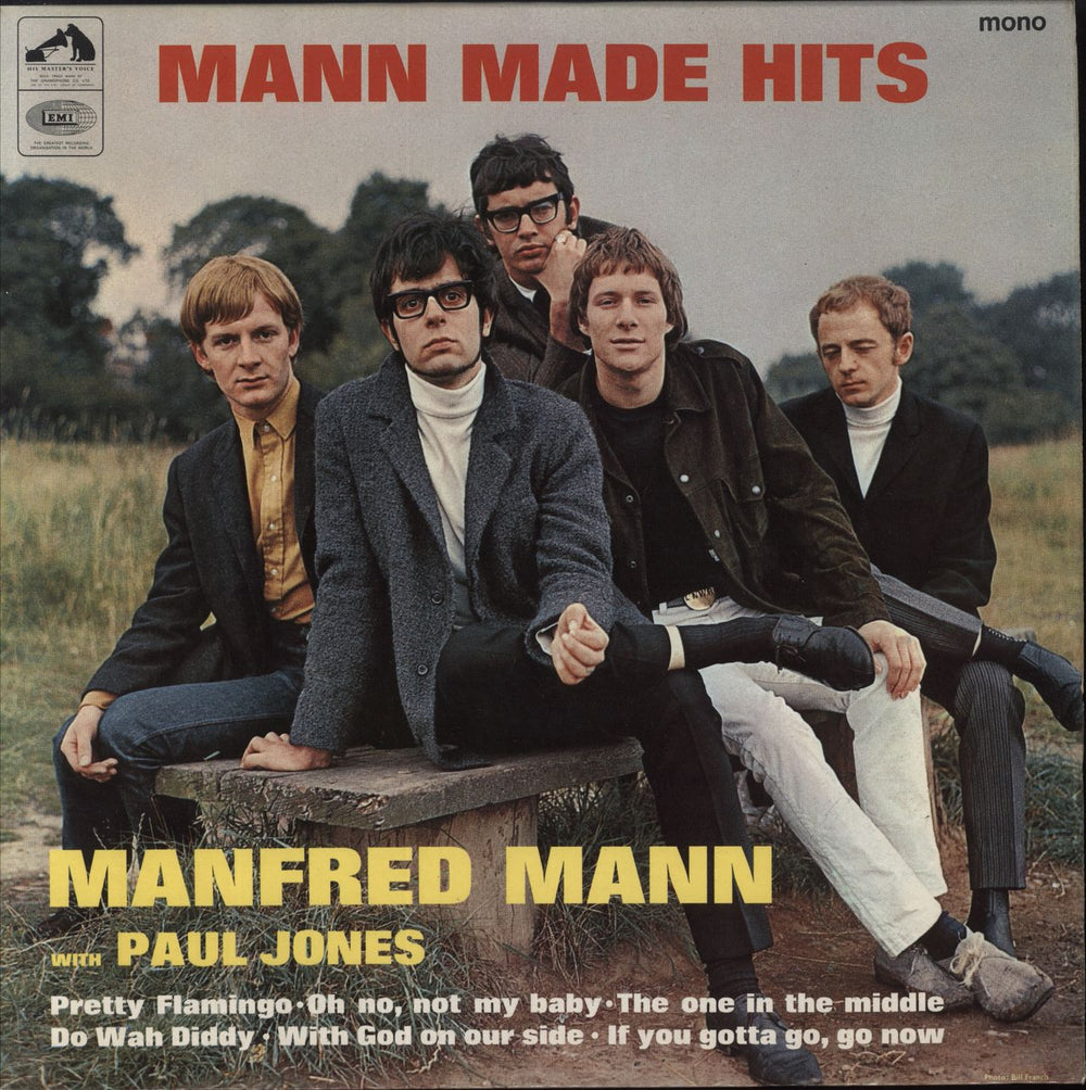 Manfred Mann Mann Made Hits UK vinyl LP album (LP record) CLP3559