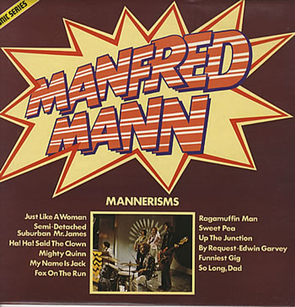 Manfred Mann Mannerisms UK vinyl LP album (LP record) SON016