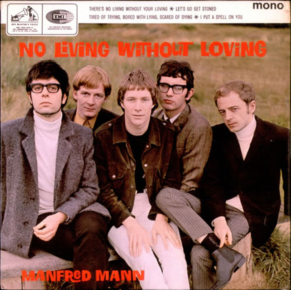 Manfred Mann No Living Without Loving EP UK 7" vinyl single (7 inch record / 45) 7EG8922