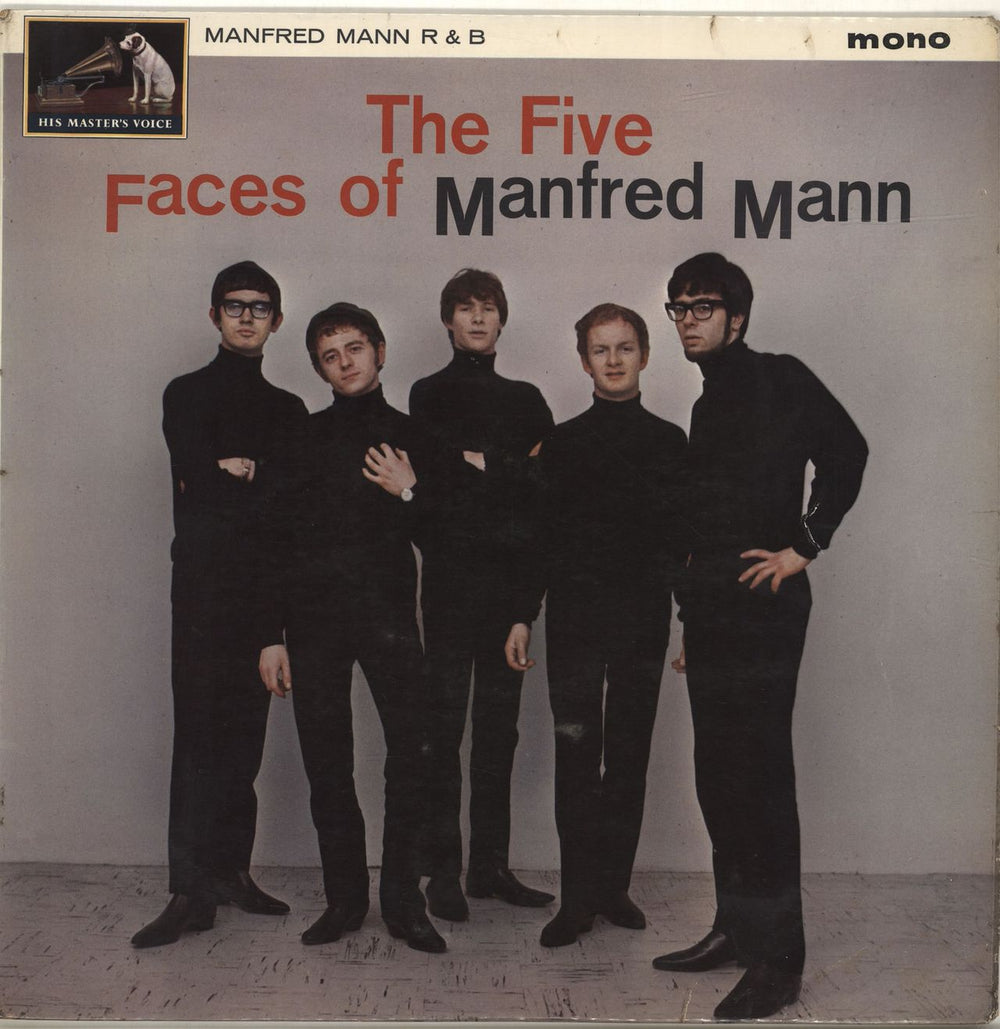 Manfred Mann The Five Faces Of Manfred Mann - 1st - VG UK vinyl LP album (LP record) CLP1731