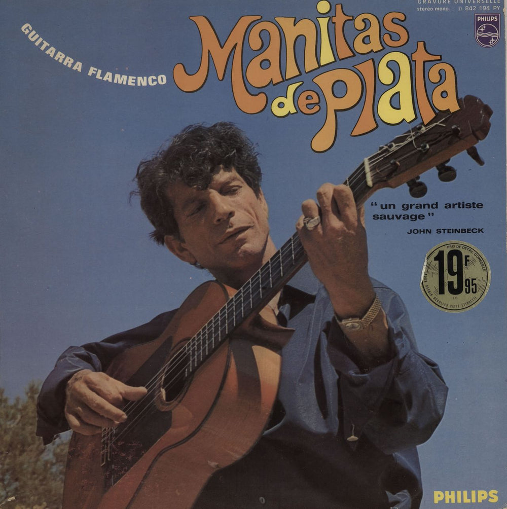 Manitas De Plata Guitarra Flamenco French vinyl LP album (LP record) 842194PY