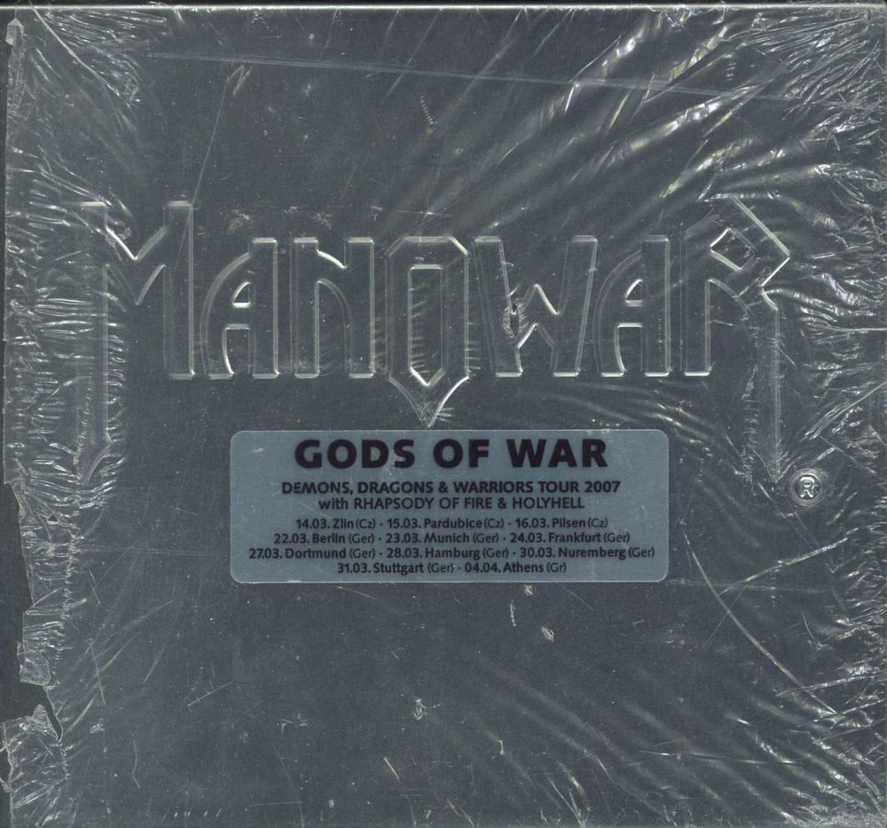 Manowar Gods Of War German 2-disc CD/DVD set SPV85600