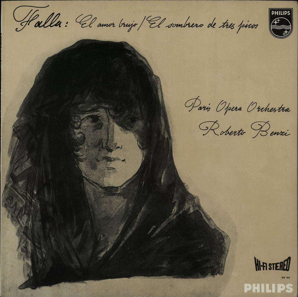 Manuel De Falla El Amor Brujo / El Sombrero De Tres Picos - sample Dutch vinyl LP album (LP record) 835263AY