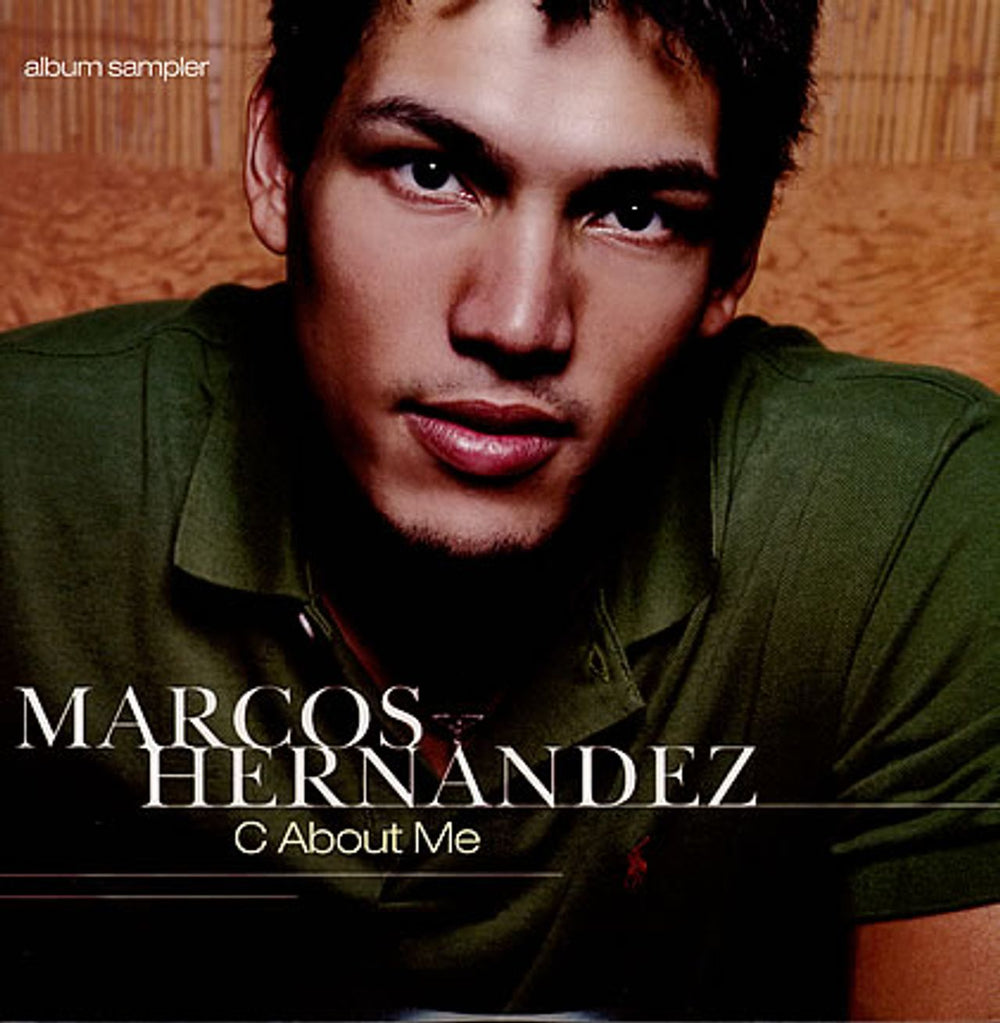 Marcos Hernandez C About Me Album Sampler UK Promo 12" vinyl single (12 inch record / Maxi-single) TVTP120019