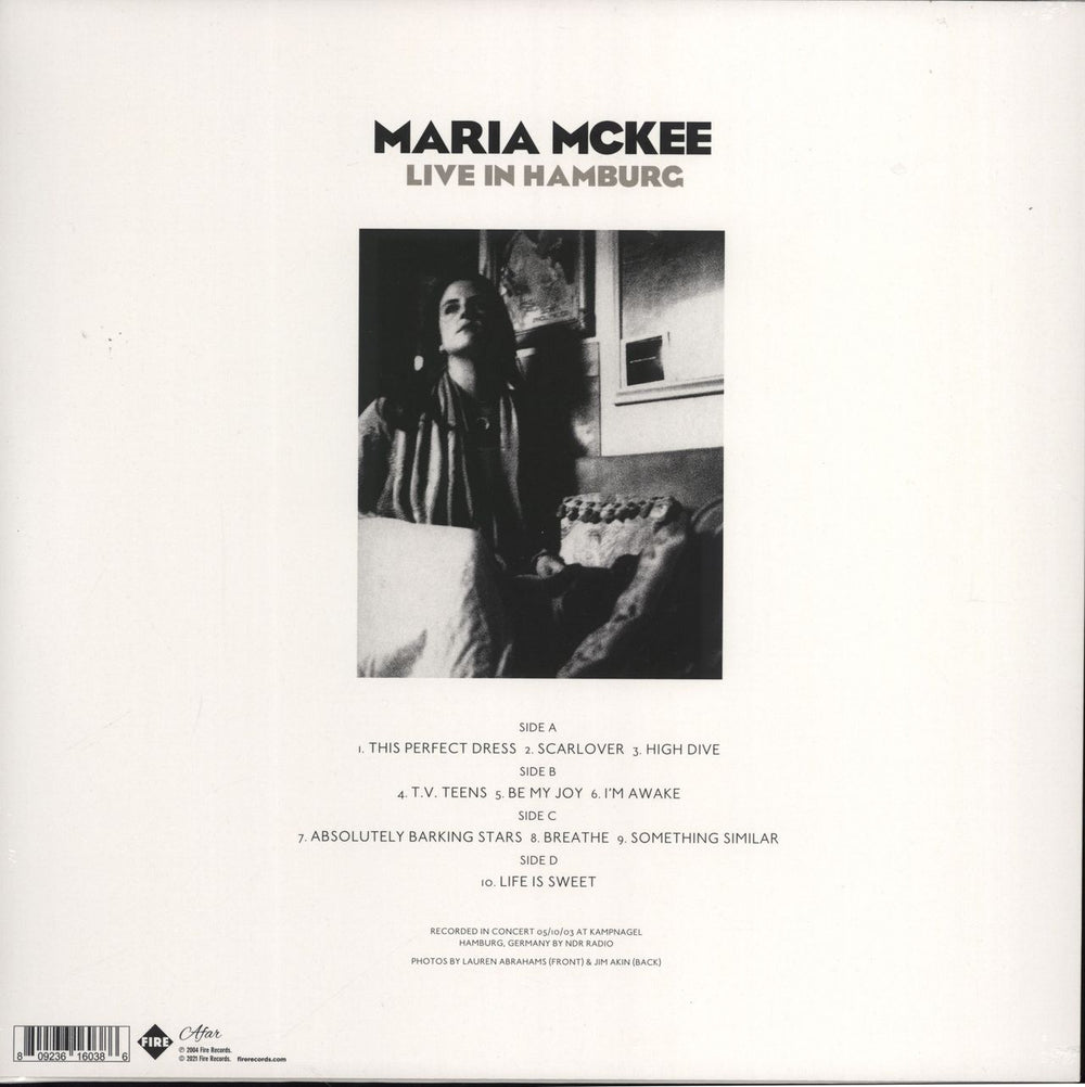 Maria McKee Live In Hamburg - RSD 2021 - Sealed UK 2-LP vinyl record set (Double LP Album) 809236160386