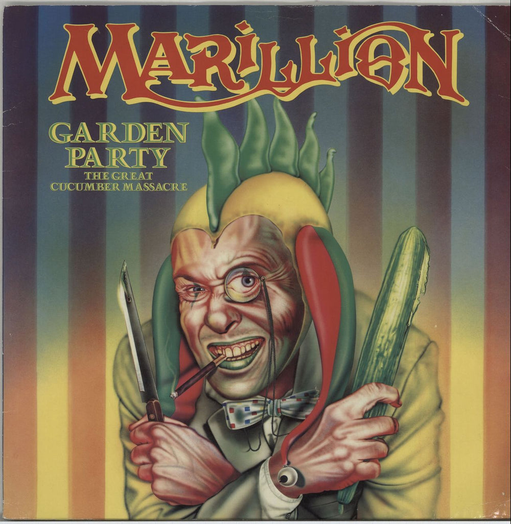 Marillion Garden Party + Poster UK 12" vinyl single (12 inch record / Maxi-single) 12EMIS5393