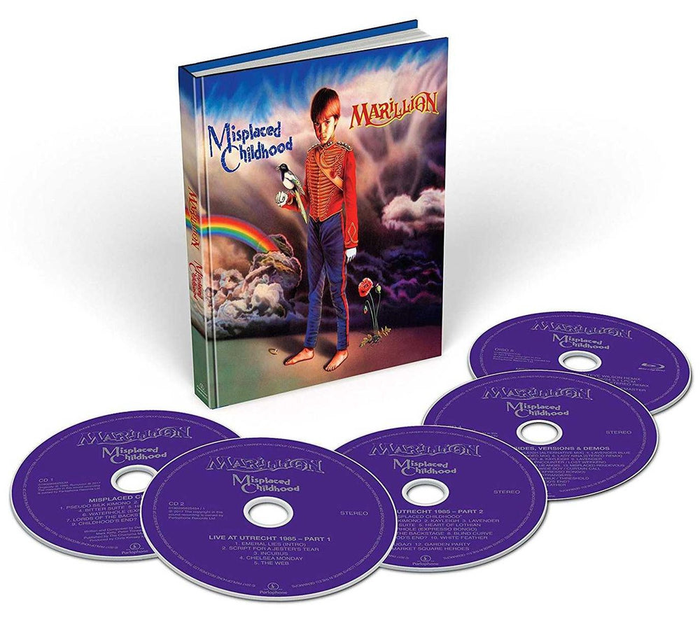 Marillion Misplaced Childhood + Blu-Ray UK CD Album Box Set 0190295866884