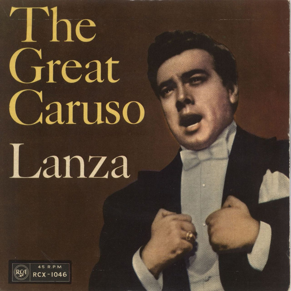 Mario Lanza The Great Caruso UK 7" vinyl single (7 inch record / 45) RCX-1046