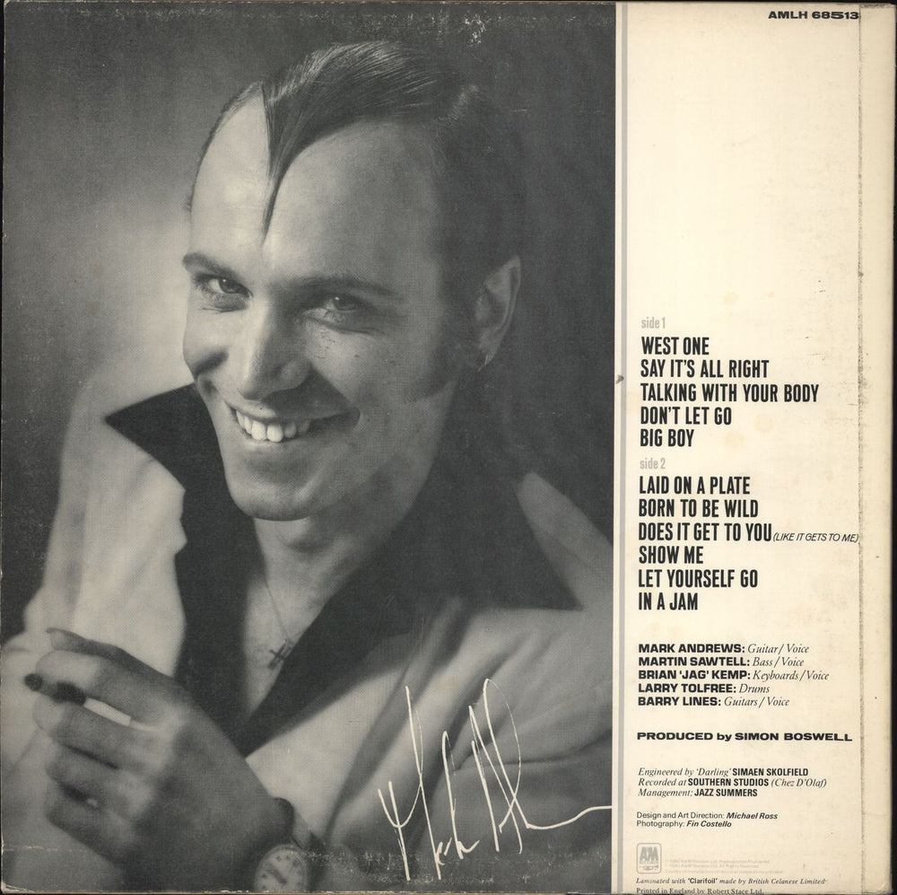 Mark Andrews Big Boy UK vinyl LP album (LP record)