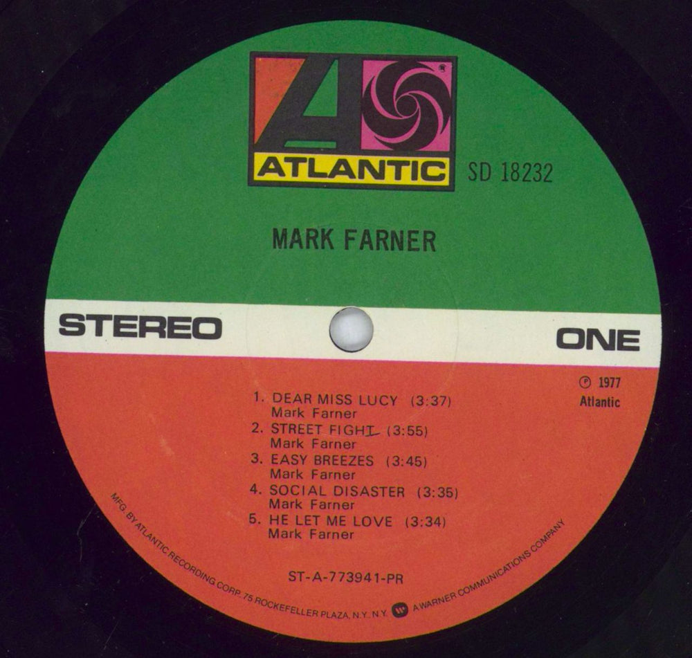 Mark Farner Mark Farner US vinyl LP album (LP record) MKFLPMA827925