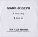 Mark Joseph Lady Lady UK Promo CD-R acetate CDR ACETATE