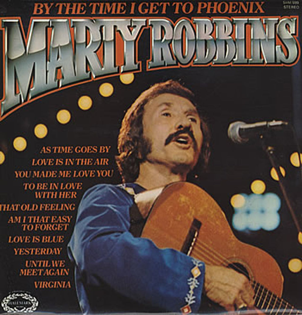 Marty Robbins By The Time I Get To Phoenix UK vinyl LP album (LP record) SHM989