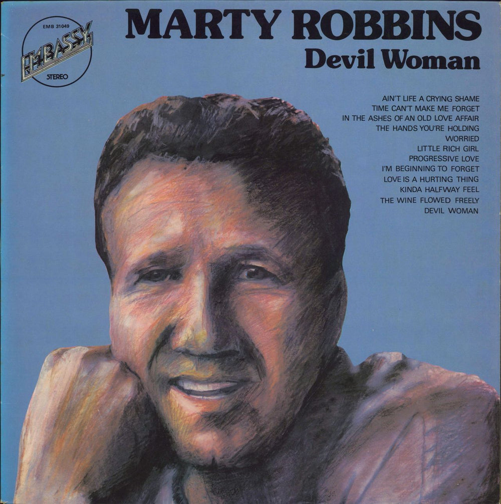 Marty Robbins Devil Woman UK vinyl LP album (LP record) EMB31049