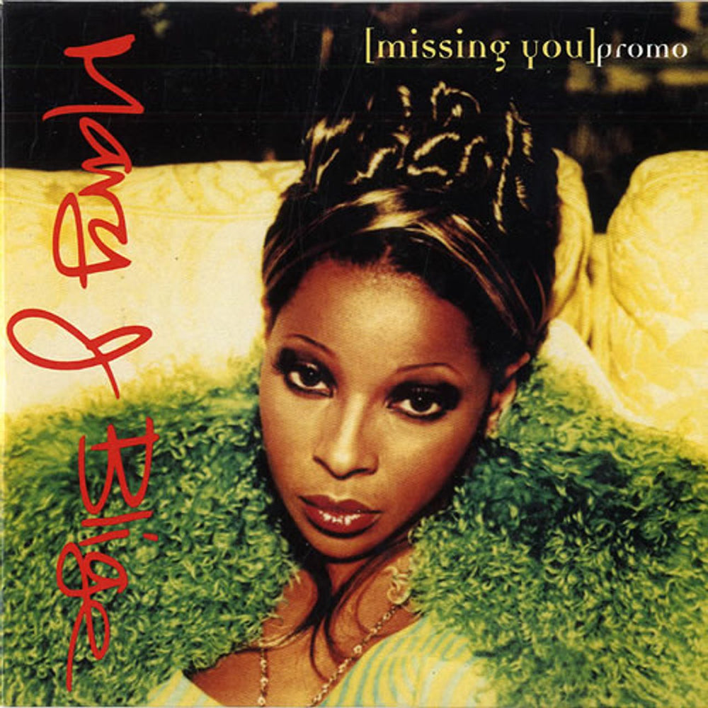 Mary J Blige Missing You UK Promo CD single (CD5 / 5") WMCSTD48071