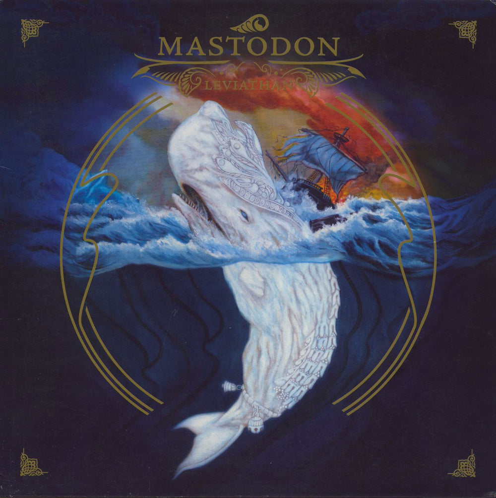 Mastodon Leviathan - 1st US vinyl LP album (LP record) RR 6622-1