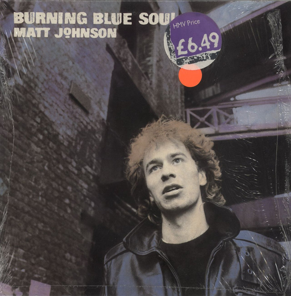 Matt Johnson Burning Blue Soul - 2nd UK vinyl LP album (LP record) CAD113