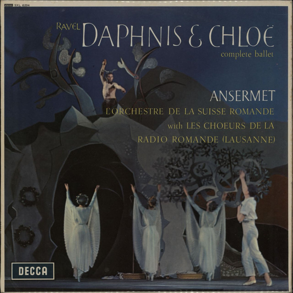 Maurice Ravel Daphnis & Chloë Complete Ballet UK vinyl LP album (LP record) SXL6204