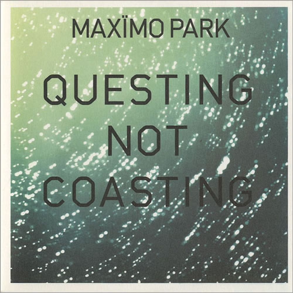 Maximo Park Questing Not Coasting UK Promo CD single (CD5 / 5") WAP280CDP