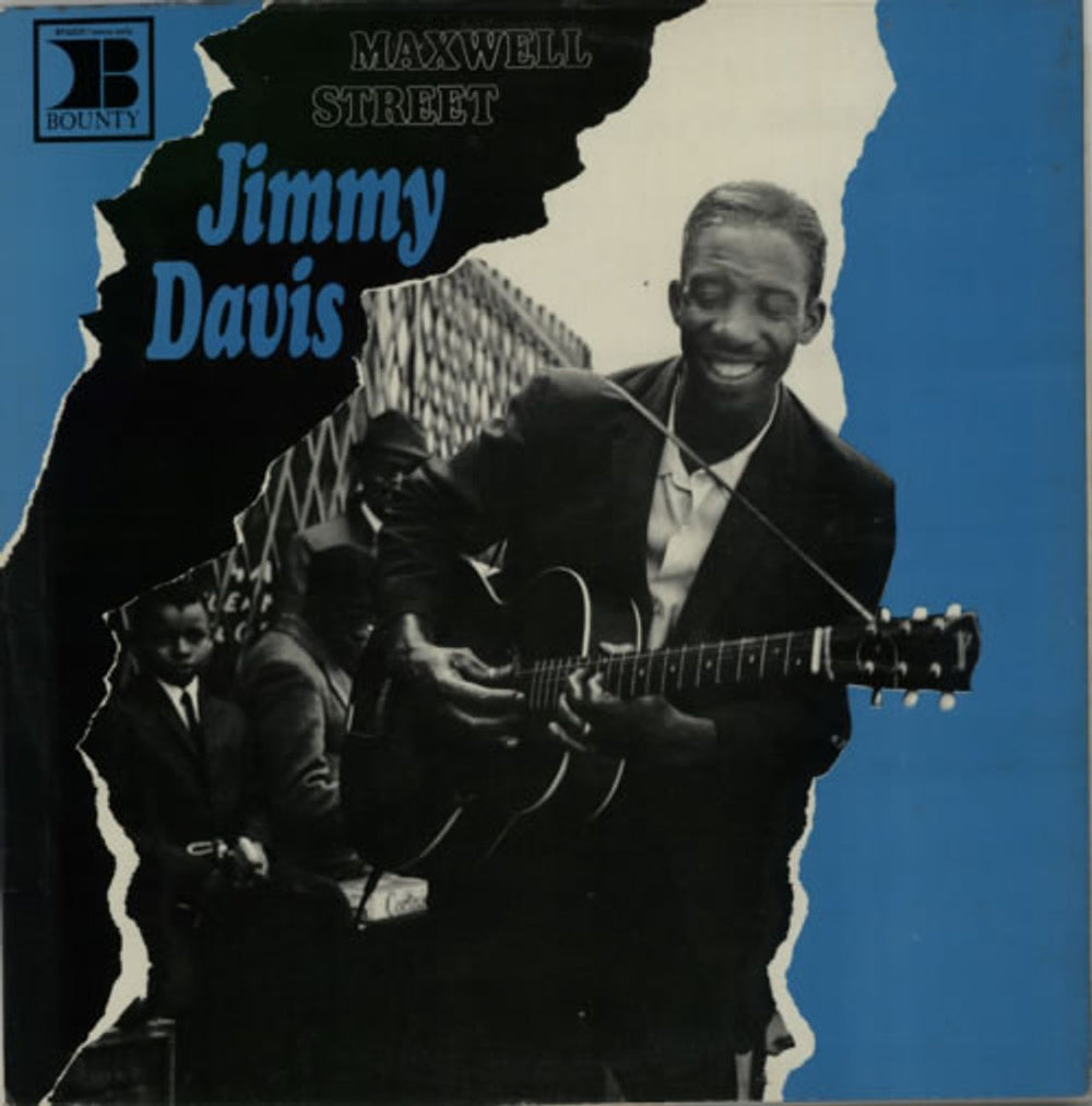 Maxwell Street Jimmy Davis  Maxwell Street Jimmy Davis UK vinyl LP album (LP record) BY6009
