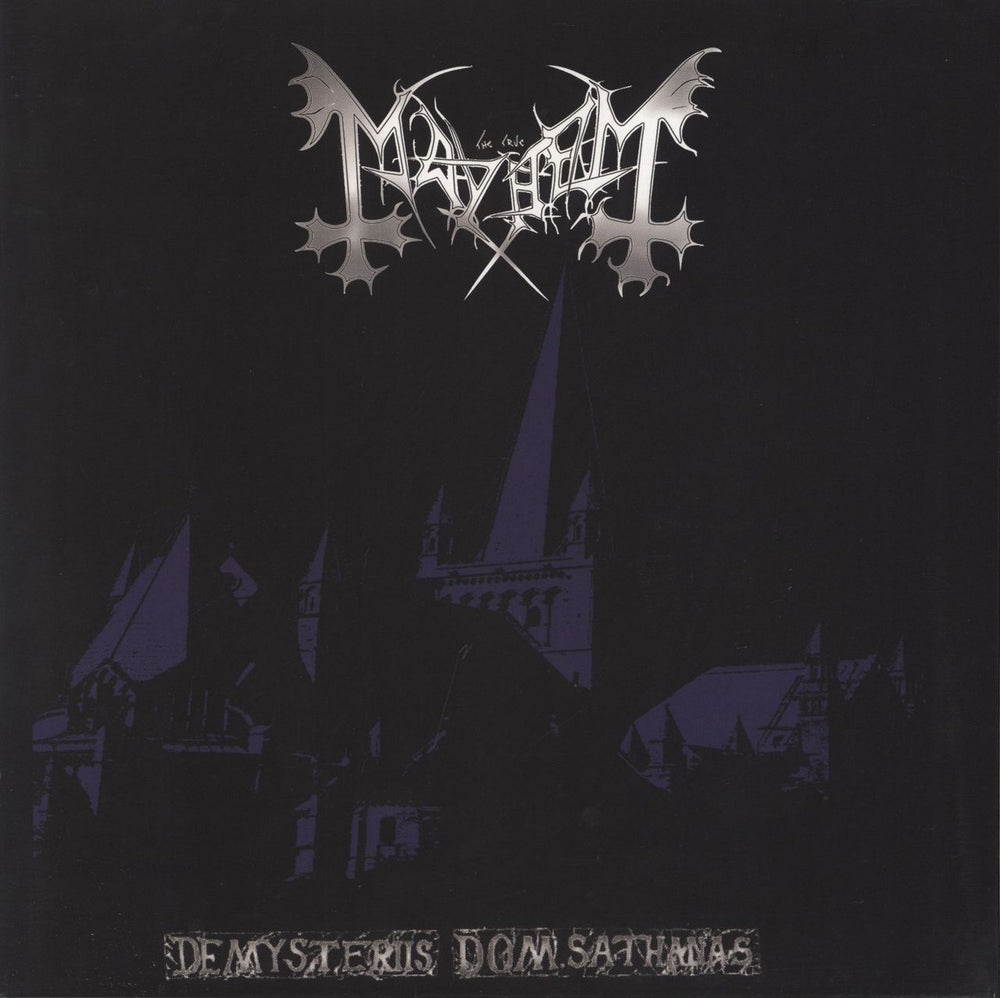 Mayhem De Mysteriis Dom Sathanas - Purple Transparent - 180gm Vinyl UK vinyl LP album (LP record) BOBV048LP