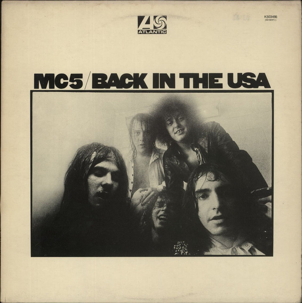 MC5 Back In The USA UK vinyl LP album (LP record) K50346