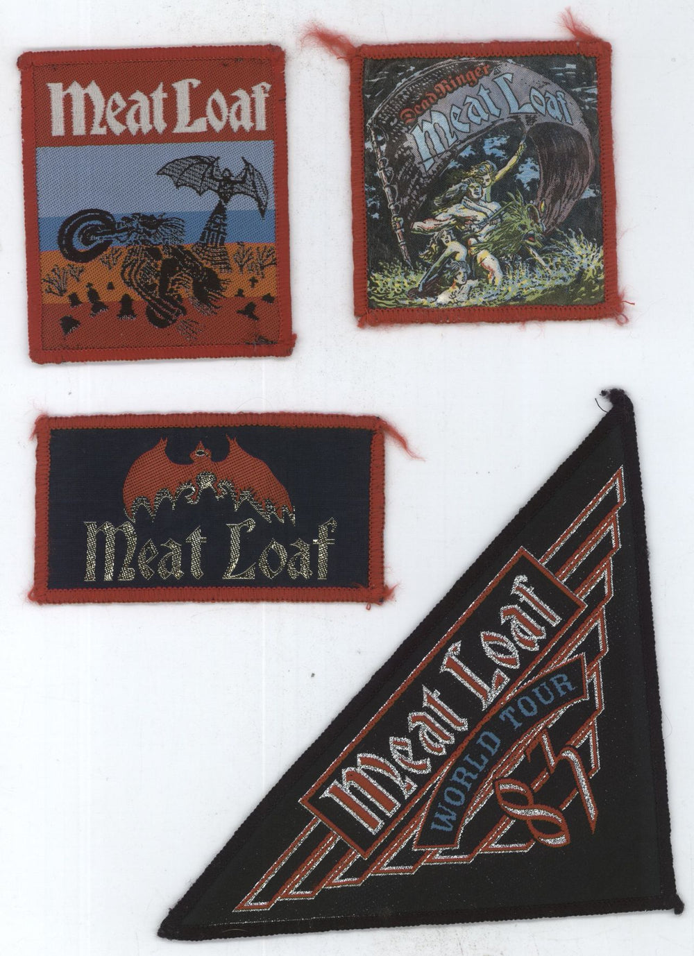 Meat Loaf Patches - 4" X 3" UK memorabilia SEW-ON PATCHES