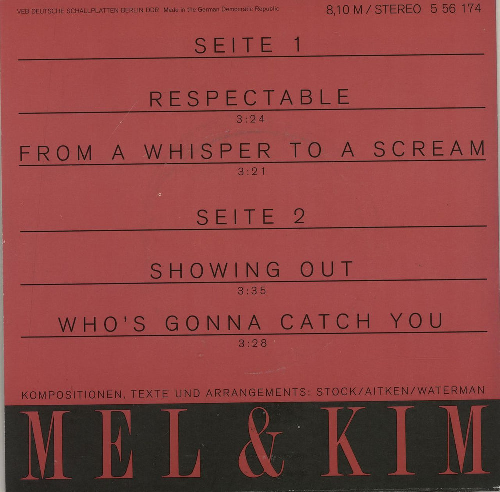 Mel & Kim Mel & Kim EP German 7" vinyl single (7 inch record / 45) MEL07ME90010