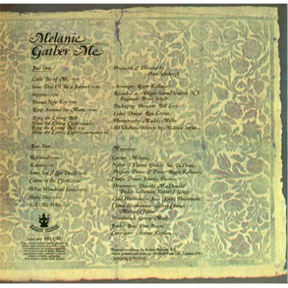 Melanie Gather Me UK vinyl LP album (LP record) MLALPGA267063