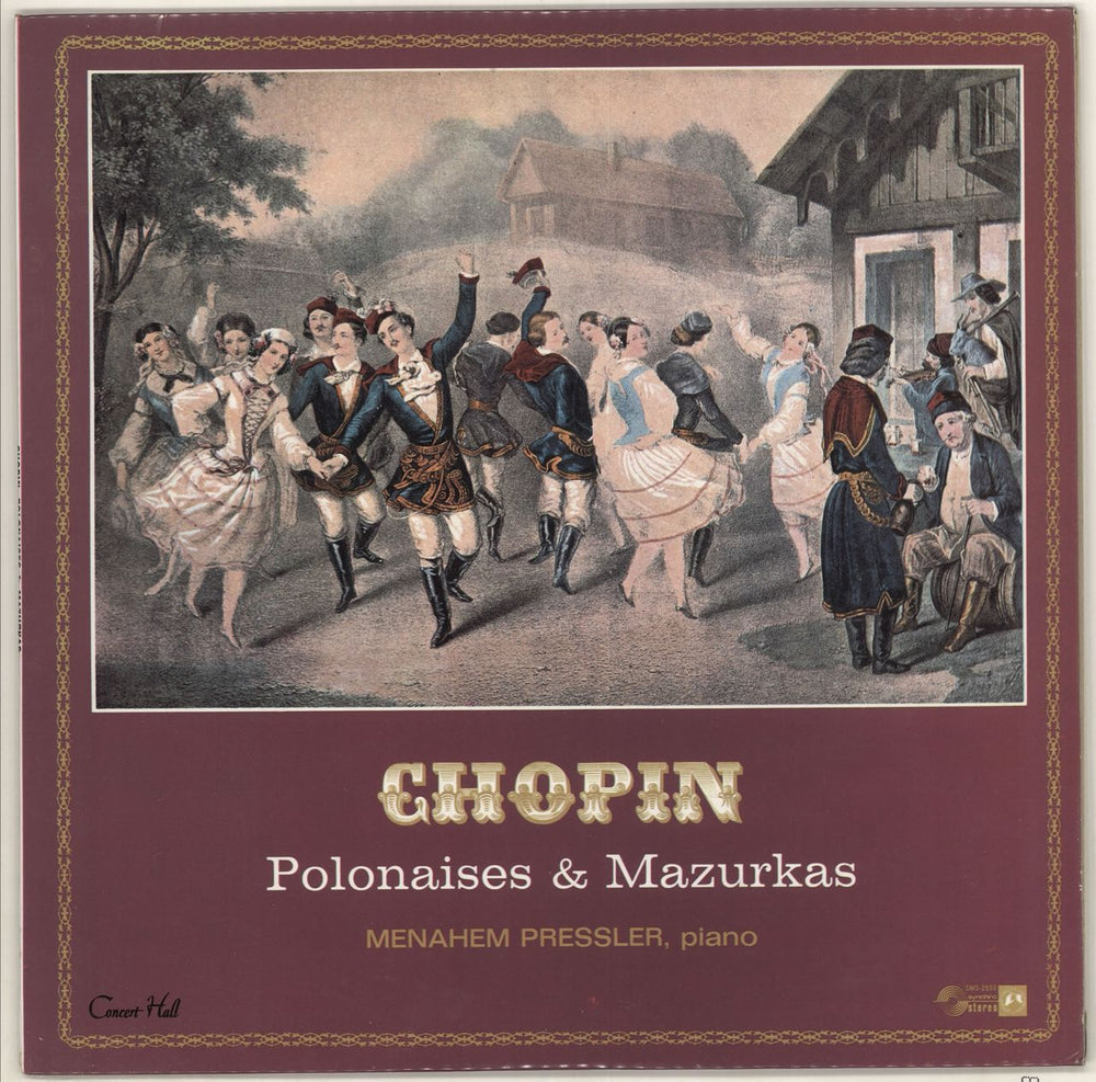 Menahem Pressler Chopin: Polonaises & Mazurkas UK vinyl LP album (LP record) SMSA2539