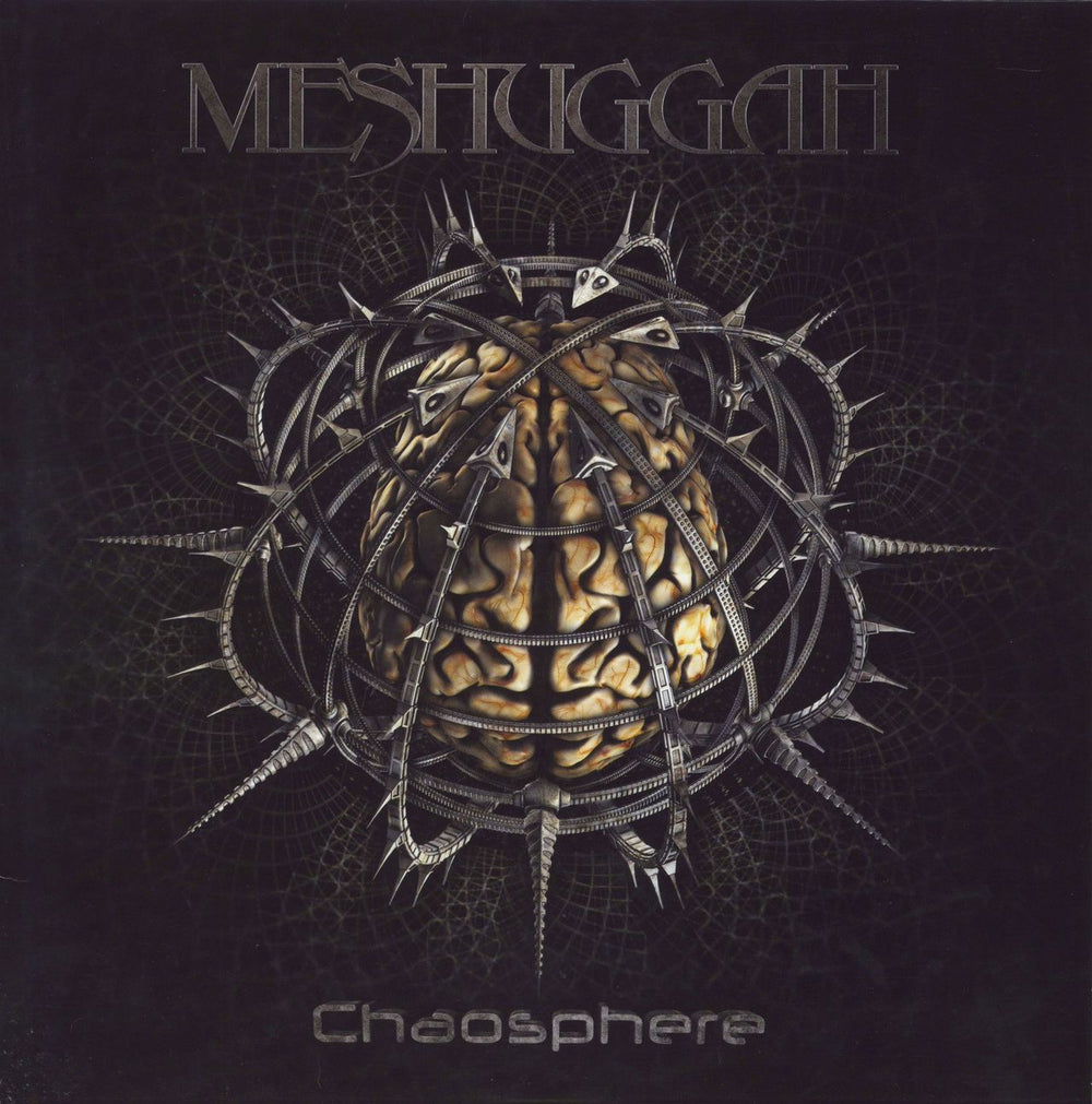 Meshuggah Chaosphere - Reissue - Swamp Green/Mint Green Splatter UK vinyl LP album (LP record) 2736146661