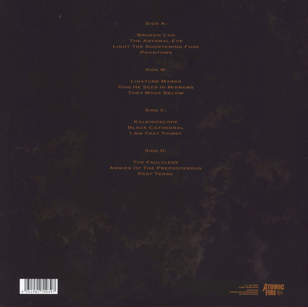 Meshuggah Immutable - Red & Black Marbled Vinyl German 2-LP vinyl record set (Double LP Album) 4251981700397