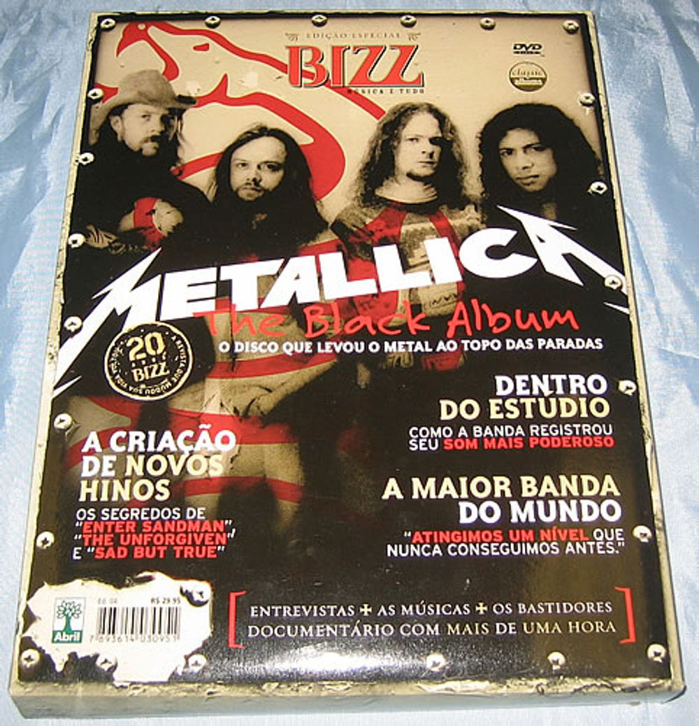 Metallica Classic Albums - The Black Album Brazilian DVD DVD IN BIZZ BOX