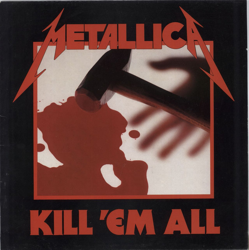 Metallica Kill 'Em All UK vinyl LP album (LP record) 838142-1