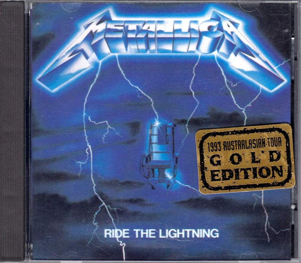 Metallica Ride The Lightning Australian CD album (CDLP) 8381402