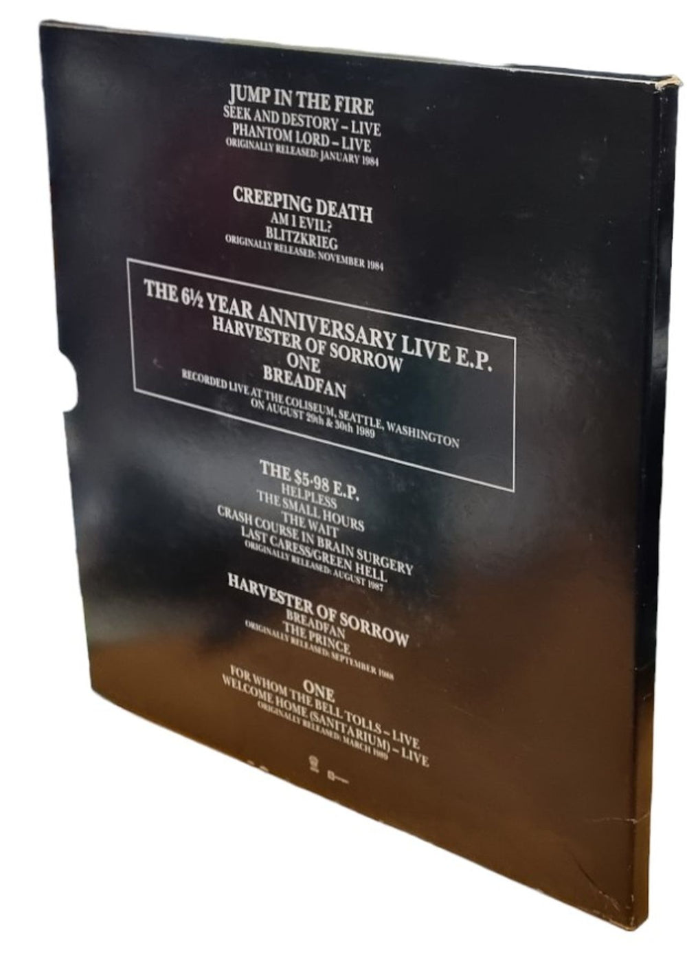 Metallica The Good The Bad & The Live + Poster UK Vinyl Box Set 042287548714