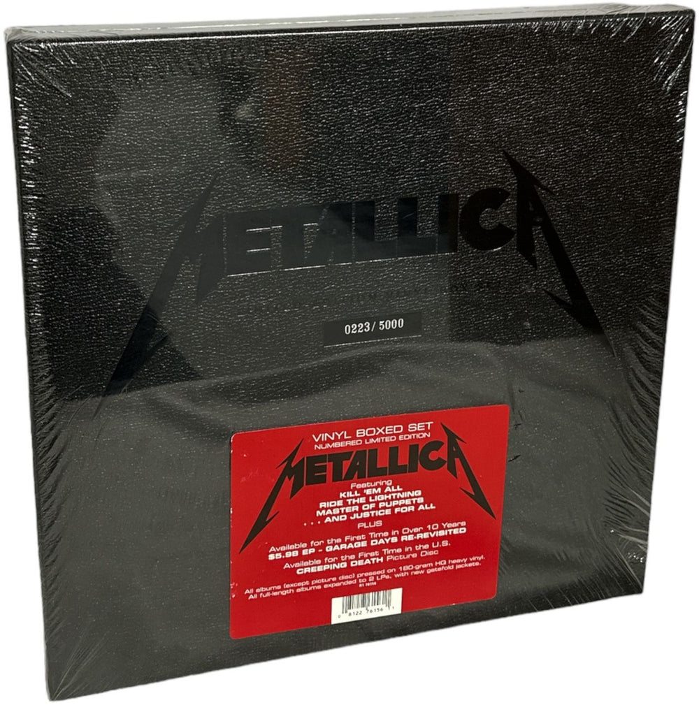 Metallica Vinyl Boxed Set - Sealed US Vinyl Box Set R176156