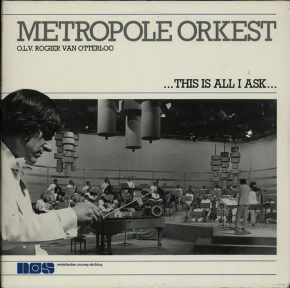Metropole Orkest This Is All I Ask... Dutch Promo 2-LP vinyl record set (Double LP Album) 6814682