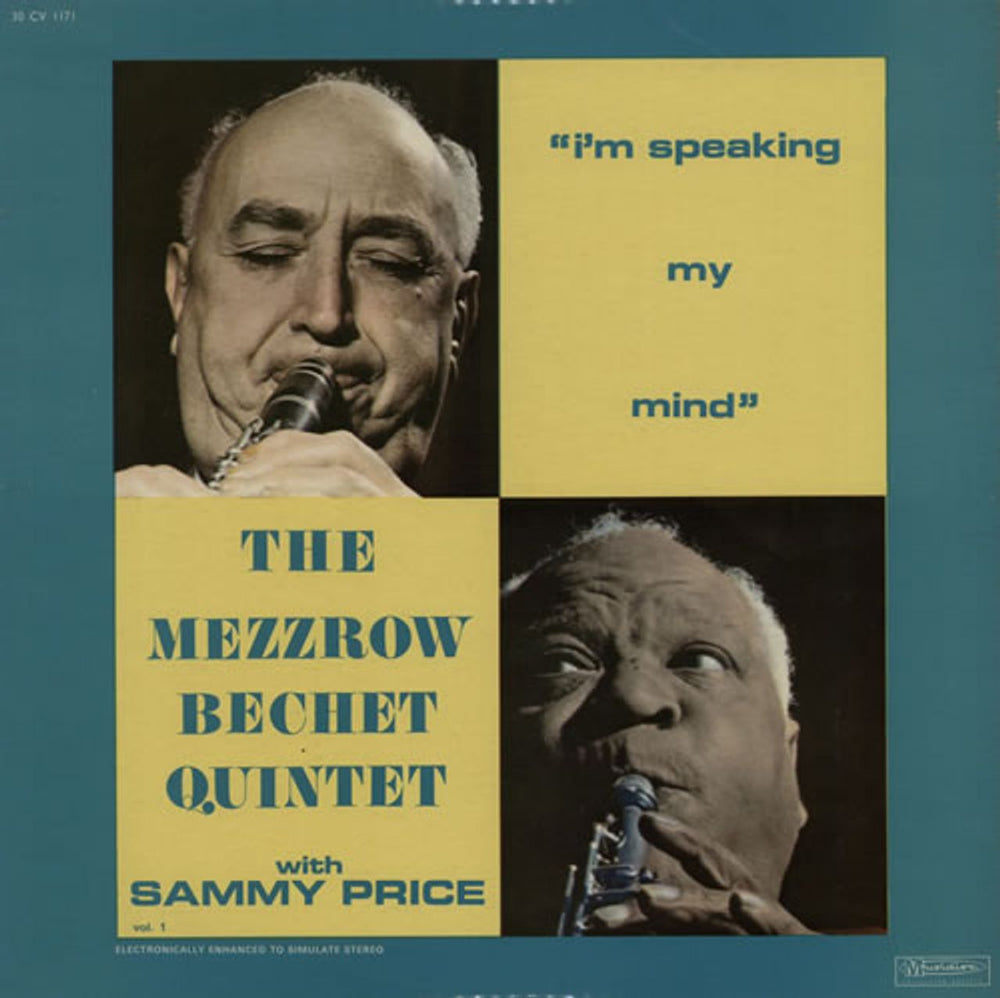 Mezzrow-Bechet I'm Speaking My Mind French vinyl LP album (LP record) 30CV1171