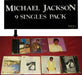 Michael Jackson 9 Singles Pack - Complete - EX UK 7" vinyl single (7 inch record / 45) MJ1-9